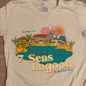 The Lost Bros White Graphic Tee